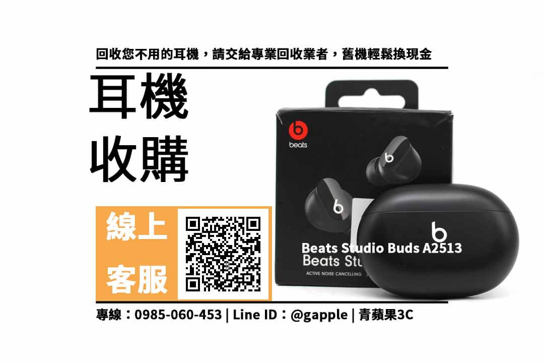 Beats Studio Buds A2513 黑 二手耳機